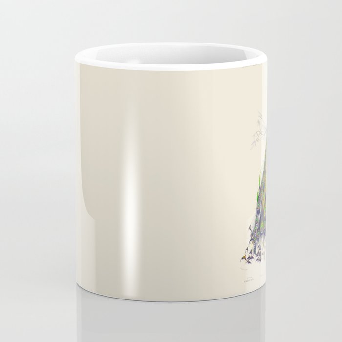 Vintage Peacock Coffee Mug Gallery Image 4