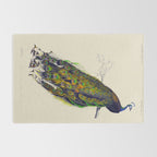 Vintage Peacock Rug Gallery Image 2
