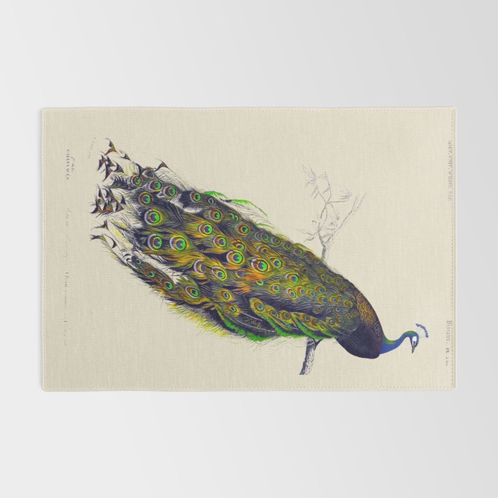 Vintage Peacock Rug Gallery Image 2