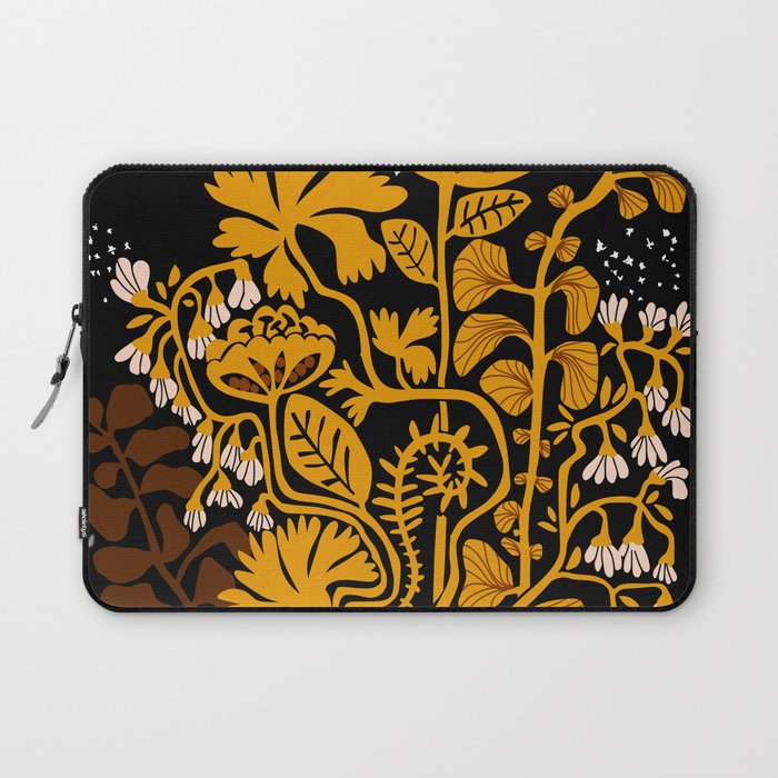 Stockholm garden autumn night Laptop Sleeve Gallery Image 1