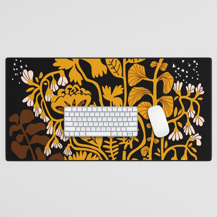 Stockholm garden autumn night Desk Mat Gallery Image 1