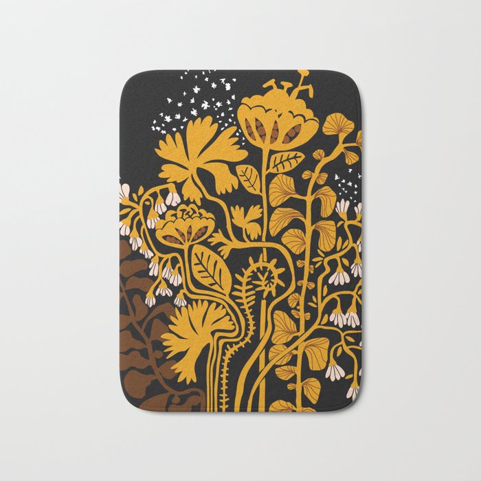 Stockholm garden autumn night Bath Mat Gallery Image 1
