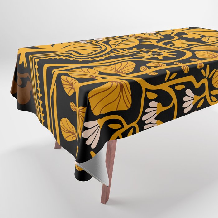 Stockholm garden autumn night Tablecloth Gallery Image 1