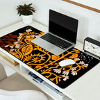 Stockholm garden autumn night Desk Mat Gallery Image 2