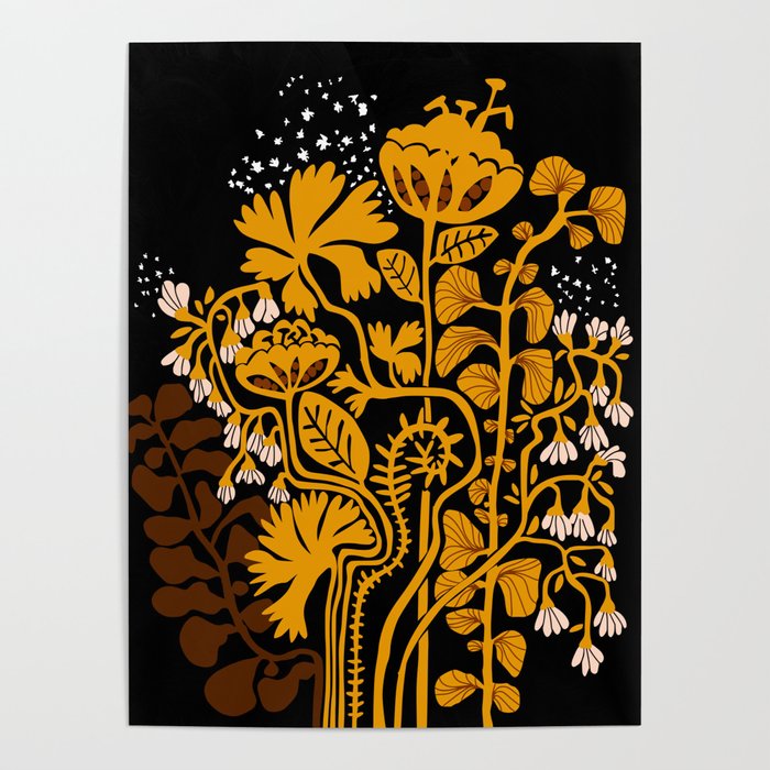 Stockholm garden autumn night Poster Gallery Image 4