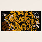 Stockholm garden autumn night Desk Mat Gallery Image 3