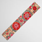 Samarkand Suzani Southwest Uzbekistan Embroidery Table Runner Gallery Image 3