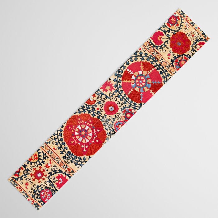 Samarkand Suzani Southwest Uzbekistan Embroidery Table Runner Gallery Image 3