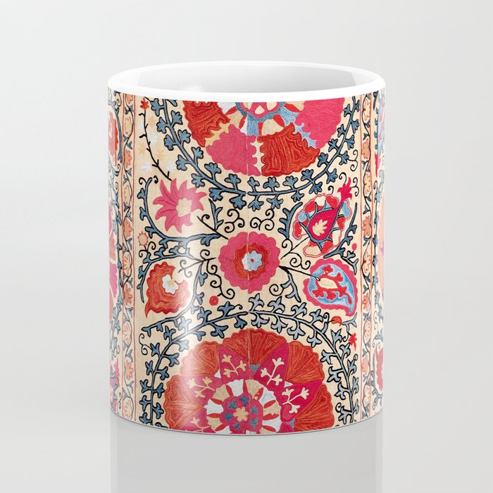 Samarkand Suzani Southwest Uzbekistan Embroidery Coffee Mug Gallery Image 4