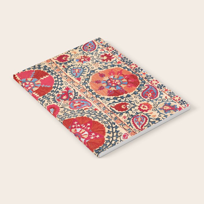Samarkand Suzani Southwest Uzbekistan Embroidery Notebook Gallery Image 1