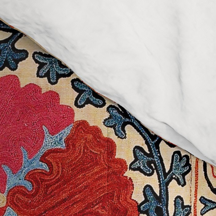 Samarkand Suzani Southwest Uzbekistan Embroidery Comforter Gallery Image 4