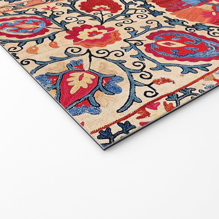 Samarkand Suzani Southwest Uzbekistan Embroidery Welcome Mat Gallery Image 2