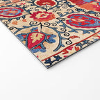 Samarkand Suzani Southwest Uzbekistan Embroidery Welcome Mat Gallery Image 2