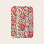 Samarkand Suzani Southwest Uzbekistan Embroidery Bath Mat Gallery Image 1