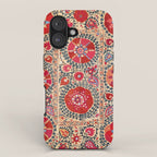 Samarkand Suzani Southwest Uzbekistan Embroidery iPhone Case Gallery Image 1