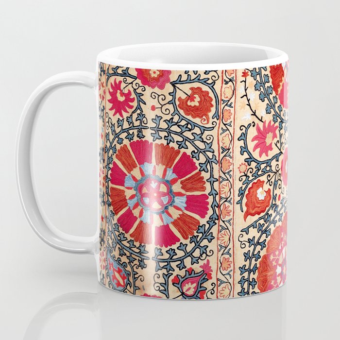 Samarkand Suzani Southwest Uzbekistan Embroidery Coffee Mug Gallery Image 3