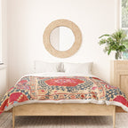 Samarkand Suzani Southwest Uzbekistan Embroidery Duvet Cover Gallery Image 3