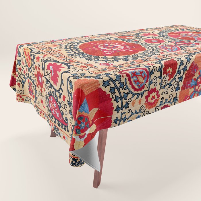 Samarkand Suzani Southwest Uzbekistan Embroidery Tablecloth Gallery Image 1