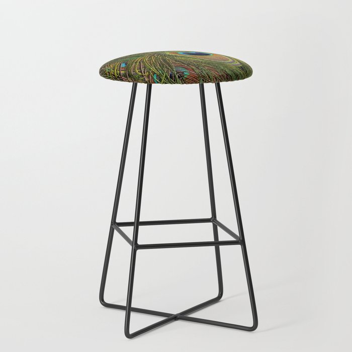 	peacock feathers Stool Gallery Image 1