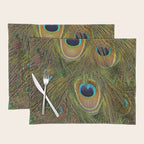	peacock feathers Placemat Gallery Image 1