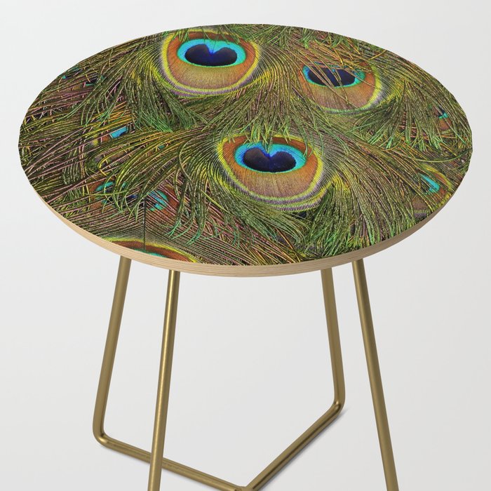 	peacock feathers Side Table Gallery Image 2