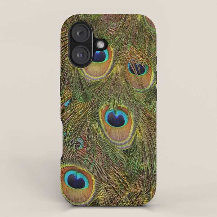 	peacock feathers iPhone Case Gallery Image 1