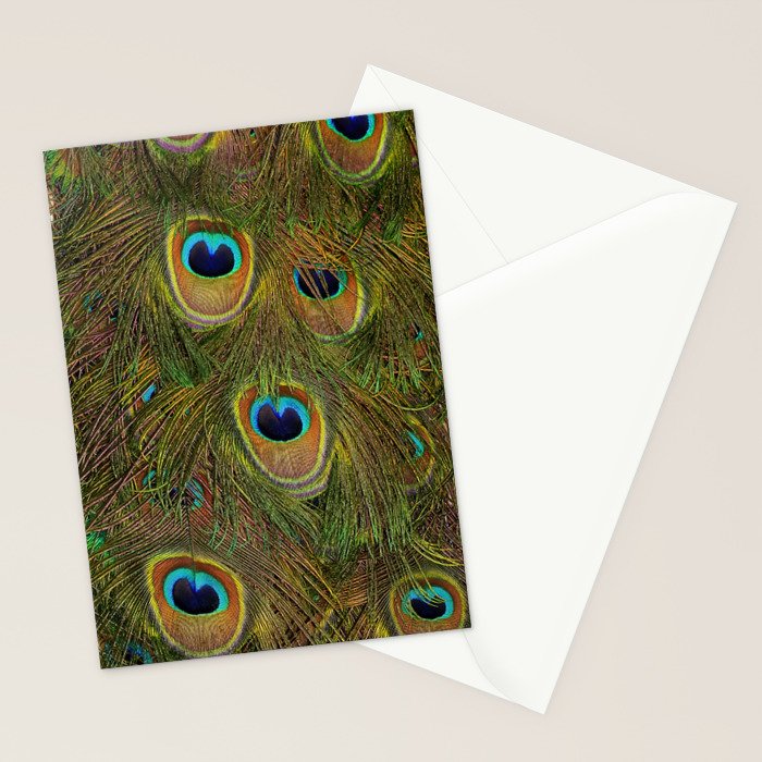 	peacock feathers Stationery Card Gallery Image 2