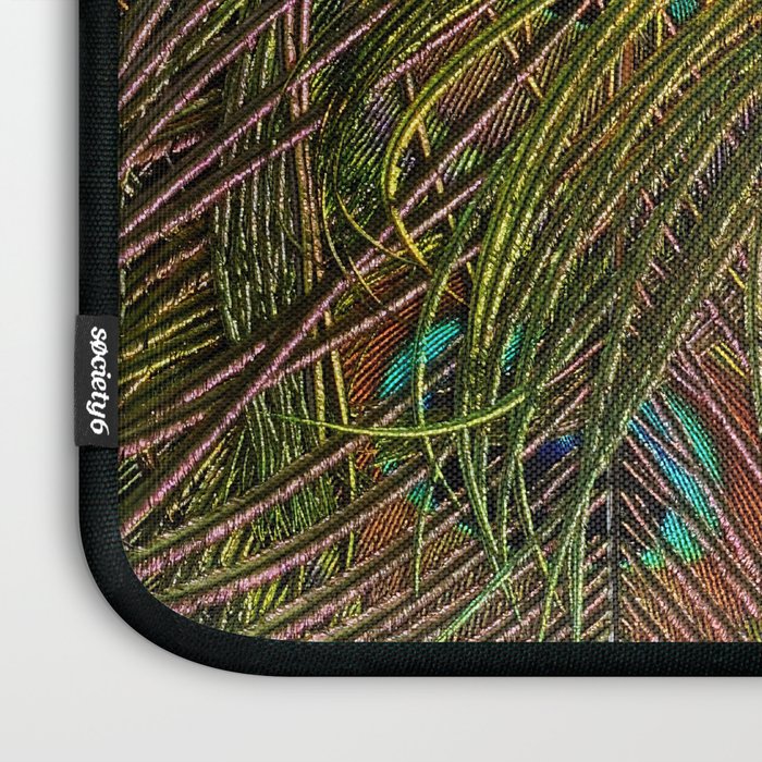 	peacock feathers Laptop Sleeve Gallery Image 3