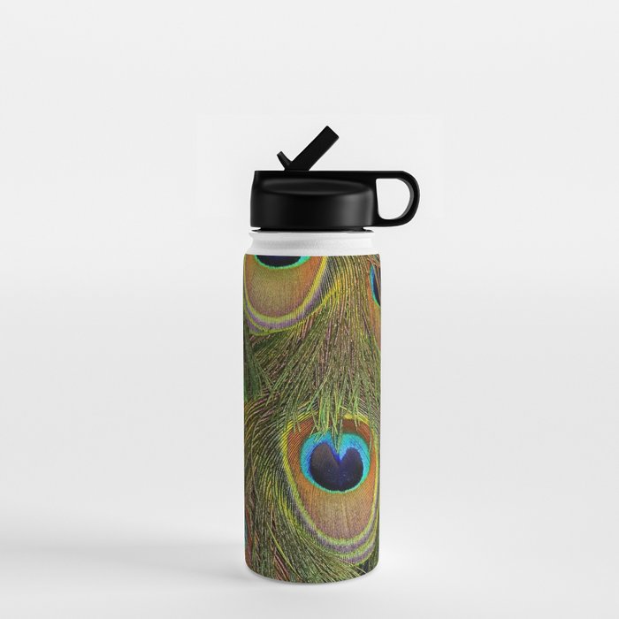 	peacock feathers Water Bottle Gallery Image 1