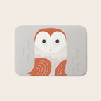 Barn Owl, Bird of United Kingdom Bath Mat Gallery Image 1