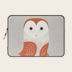 Barn Owl, Bird of United Kingdom Laptop Sleeve Gallery Image 1