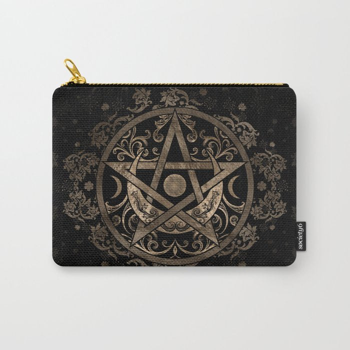 Pentagram Ornament Carry All Pouch Gallery Image 1