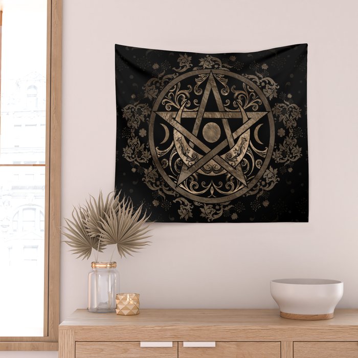 Pentagram Ornament Wall Tapestry Gallery Image 2