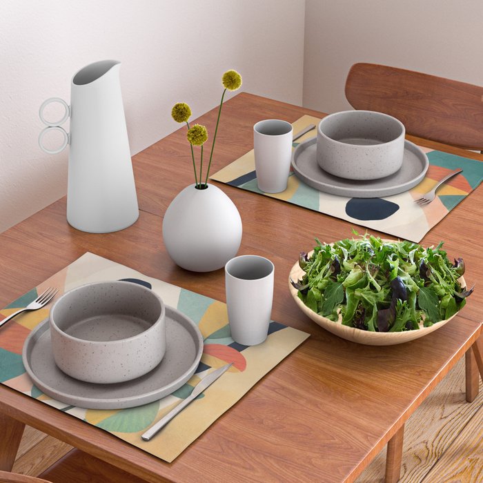 Colorful Branching Out 26 Placemat Gallery Image 2