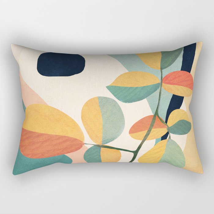 Colorful Branching Out 26 Rectangular Pillow Gallery Image 2