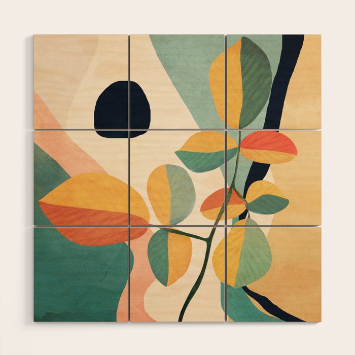 Colorful Branching Out 26 Wood Wall Art Gallery Image 1