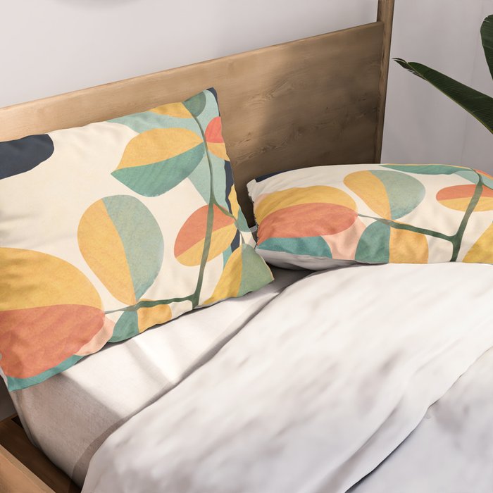 Colorful Branching Out 26 Pillow Sham Gallery Image 2