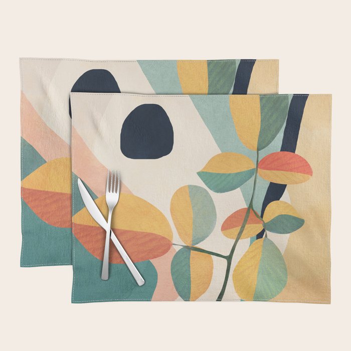 Colorful Branching Out 26 Placemat Gallery Image 1