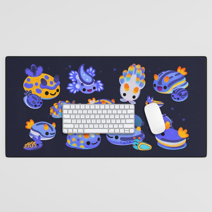 Blue sea slug Desk Mat Gallery Image 1
