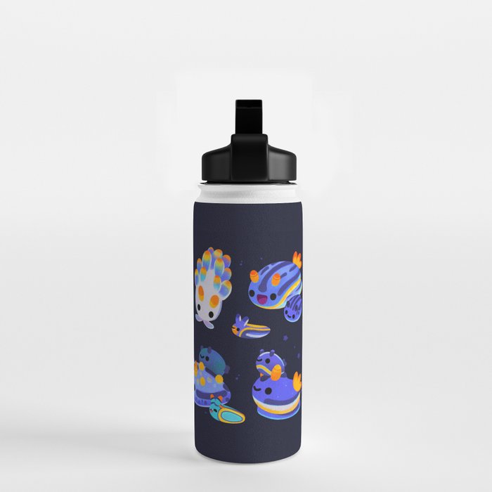 Blue sea slug Water Bottle Gallery Image 2