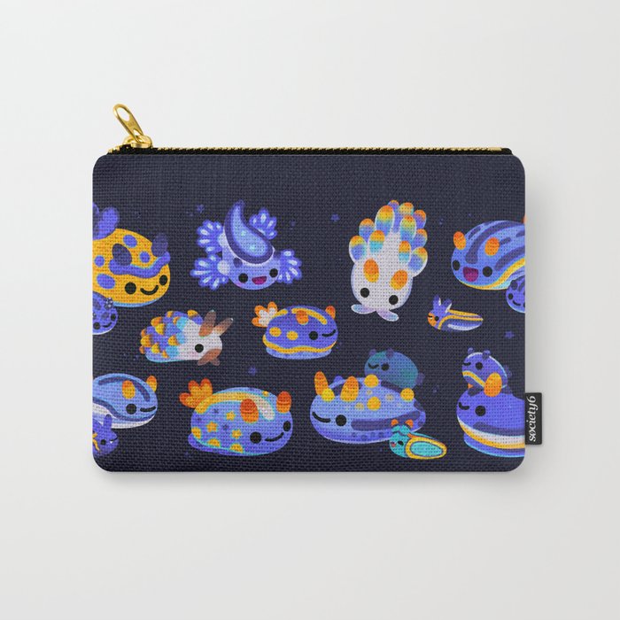 Blue sea slug Carry All Pouch Gallery Image 1