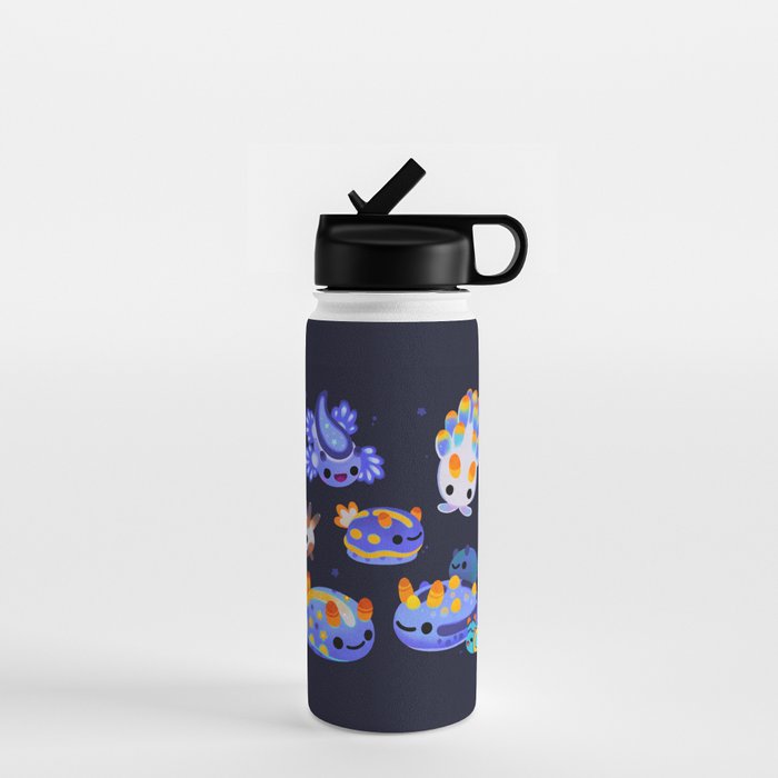 Blue sea slug Water Bottle Gallery Image 1