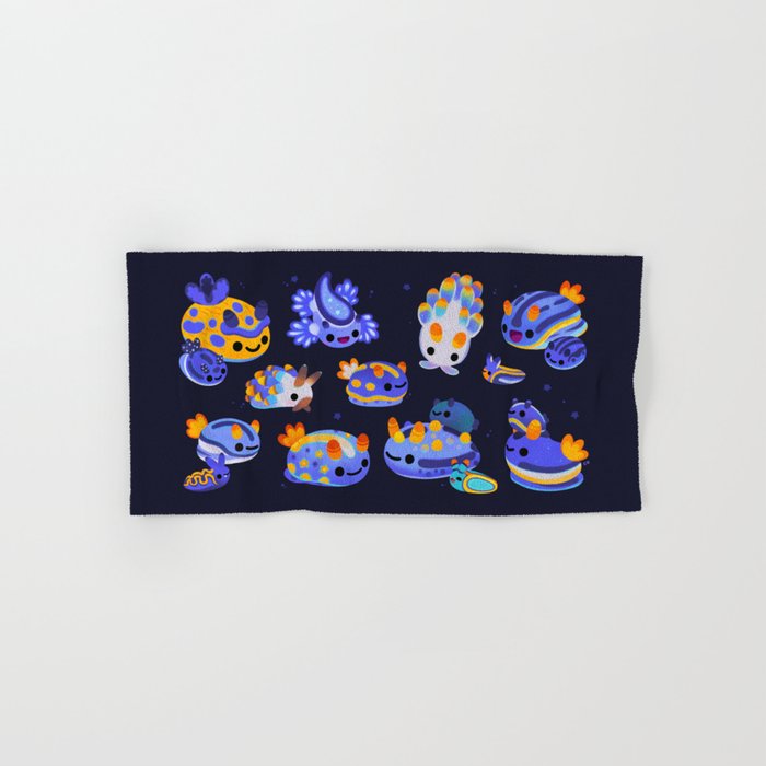 Blue sea slug Bath Towel Gallery Image 1