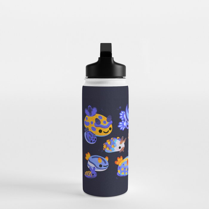 Blue sea slug Water Bottle Gallery Image 3