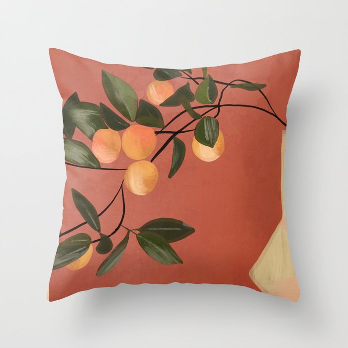 Oranges 4 Throw Pillow Gallery Image 6