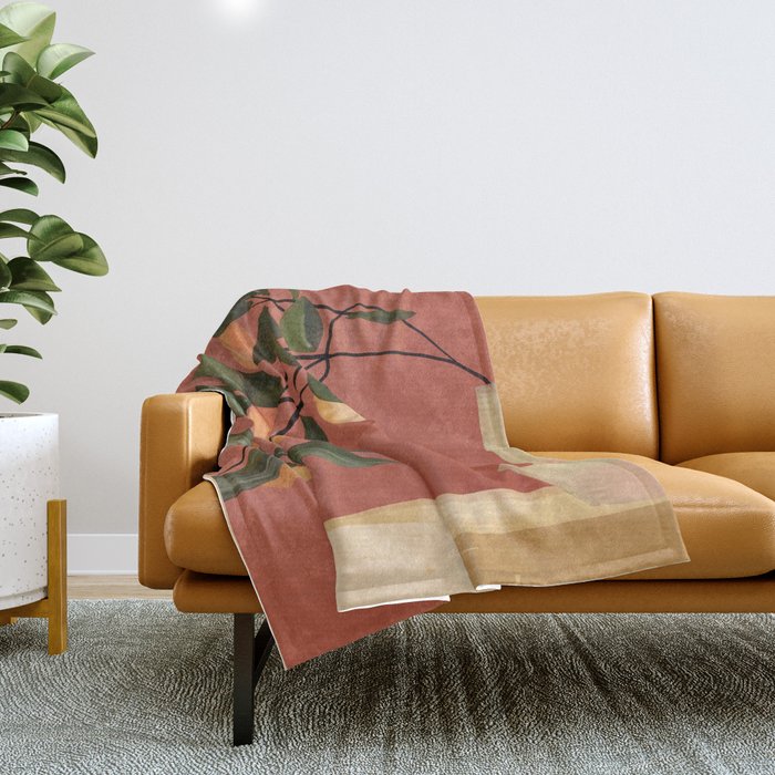 Oranges 4 Throw Blanket Gallery Image 1