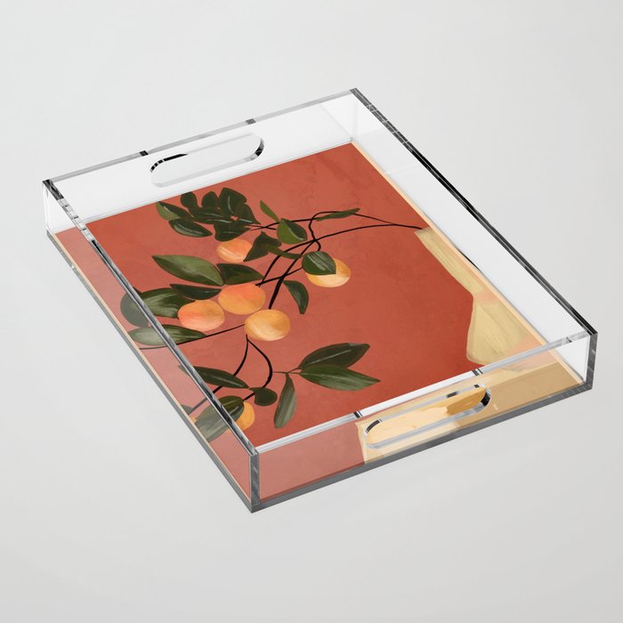 Oranges 4 Acrylic Tray Gallery Image 1