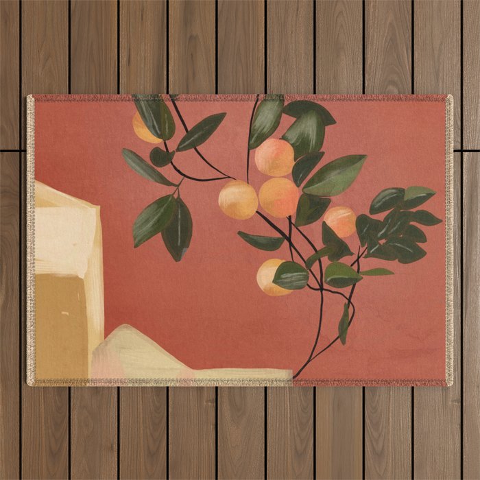 Oranges 4 Outdoor Rug Gallery Image 1