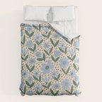 Blue Floral  Duvet Cover Gallery Image 6