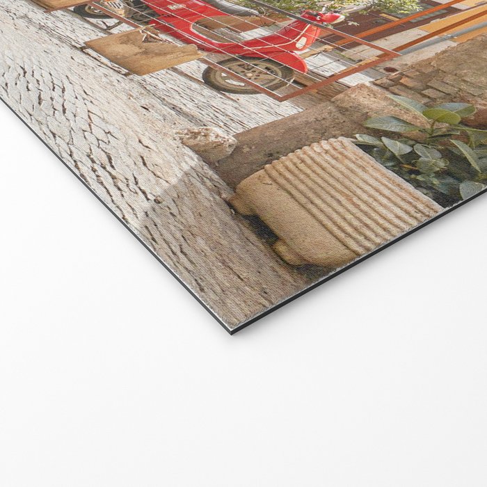 Street In Rome Photo | Travel Photography In Italy Art Print | Colorful Trastevere Houses Welcome Mat Gallery Image 2